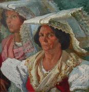 ESCALANTE, Juan Antonio Frias y portrait of pacchiana Spain oil painting artist